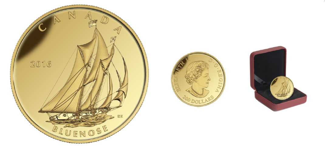 2016 $200 Pure Gold Coin - Tall Ships Le