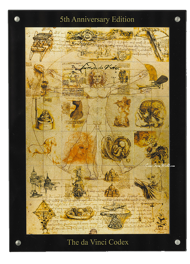 Niue_2011_Leonardo_Da_Vinci_Codex_5th_An