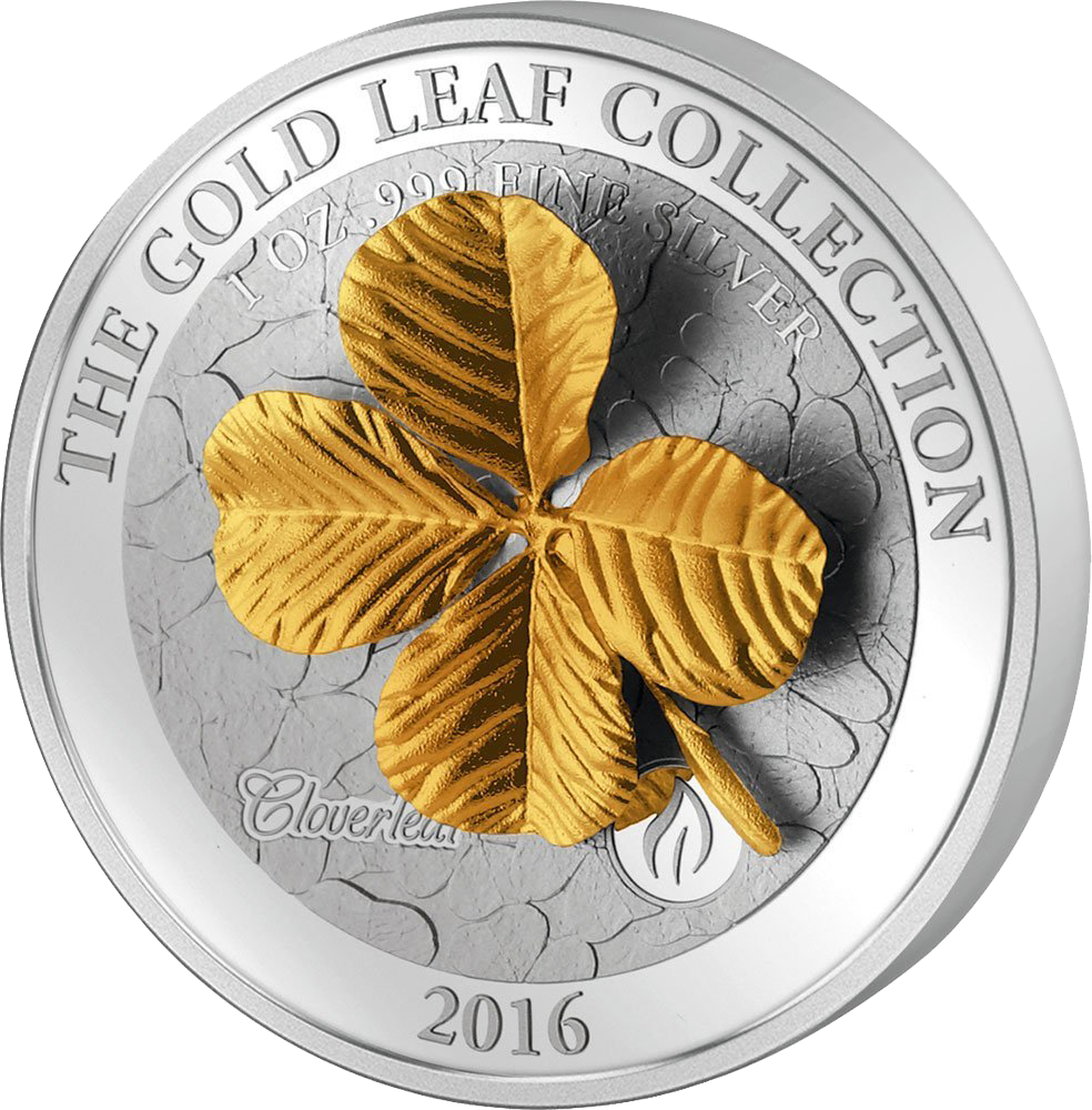 2016_Golden_Maple_Leaves_Four_Leaf_Clove