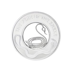 Fidżi 2013 - 1$ Wąż Filigranowy Chiński Rok Węża - Srebrna Moneta