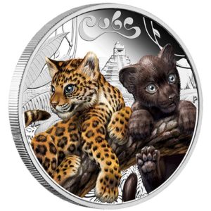 Tuvalu 2016 - 0,5$ Młode Jaguar - 1/2oz Srebrna Moneta