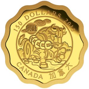 Kanada 2015 - 150$ Błogoswiawieństwo Dobrobytu "7" - 1/3 Uncji Złota Moneta
