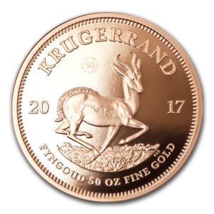 Republika Południowej Afryki 2017 - Krugerrand 50-Lecie 1967-2017 - 50 Uncji Złota Moneta