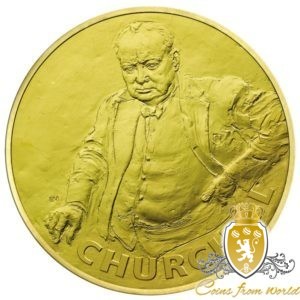 Wielka Brytania 2015 - £10 Winston Churchill - 5 Uncji Złota Moneta